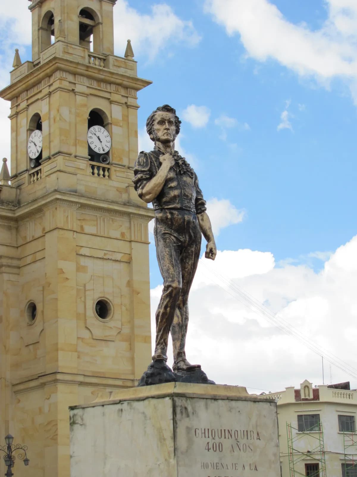 Estatua de Simón Bolívar, CHIQUINQUIRÁ, BOYACÁ